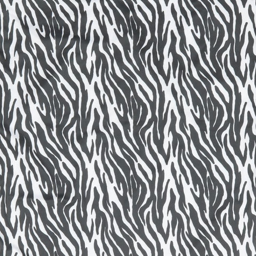 Boohoo Womens Black Animal Print Polyester Basic Tank Size 14 Round Neck - Zebra Print