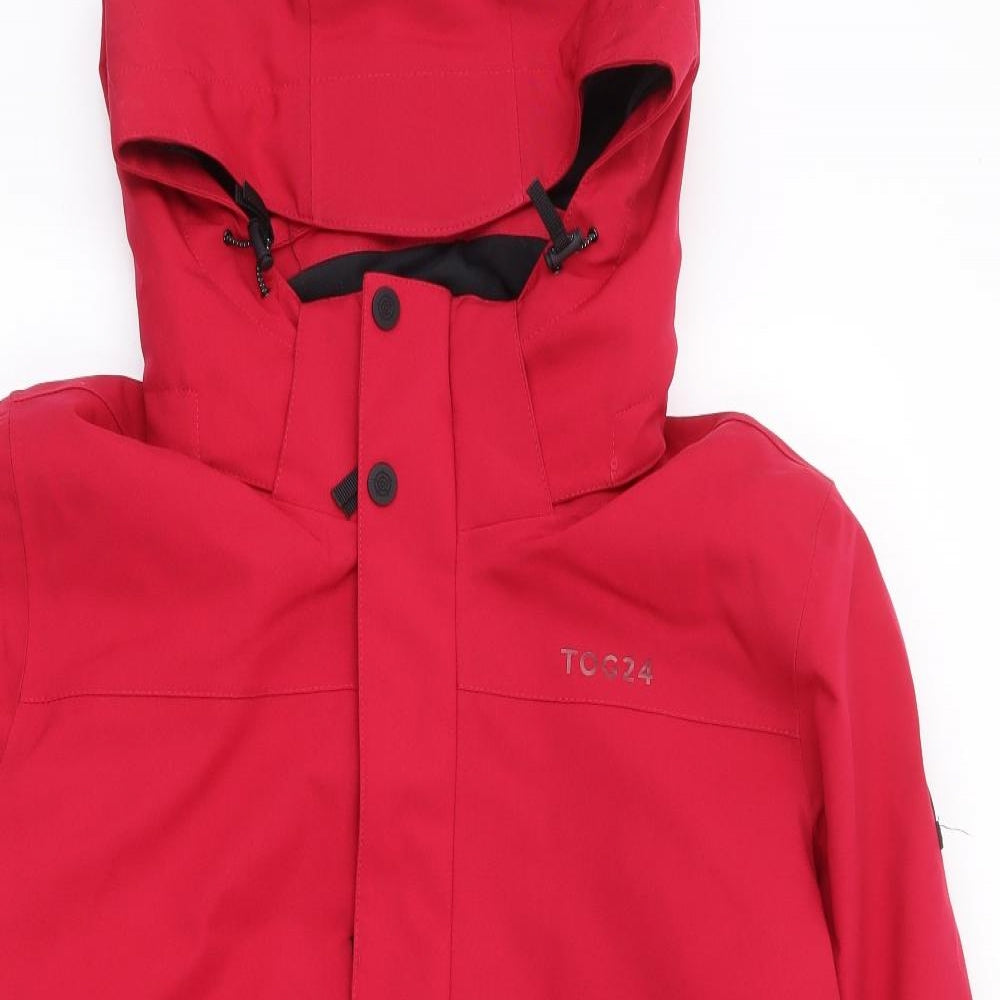 TOG24 Womens Pink Windbreaker Coat Size 14 Zip