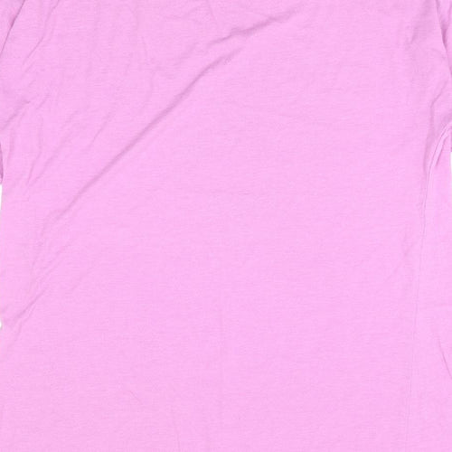Missguided Womens Purple Polyester T-Shirt Dress Size 8 Crew Neck Pullover - Colorado