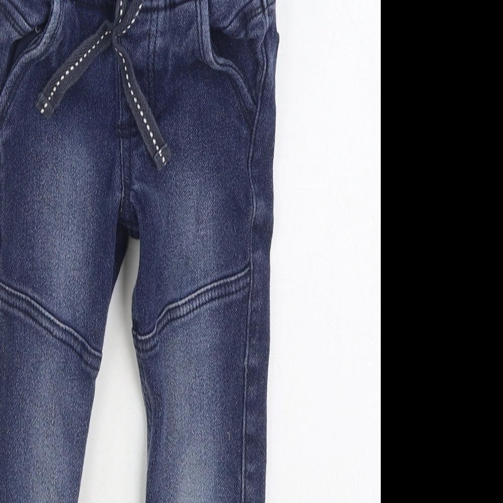 Lupilu Boys Blue Cotton Skinny Jeans Size 3-4 Years Regular Drawstring