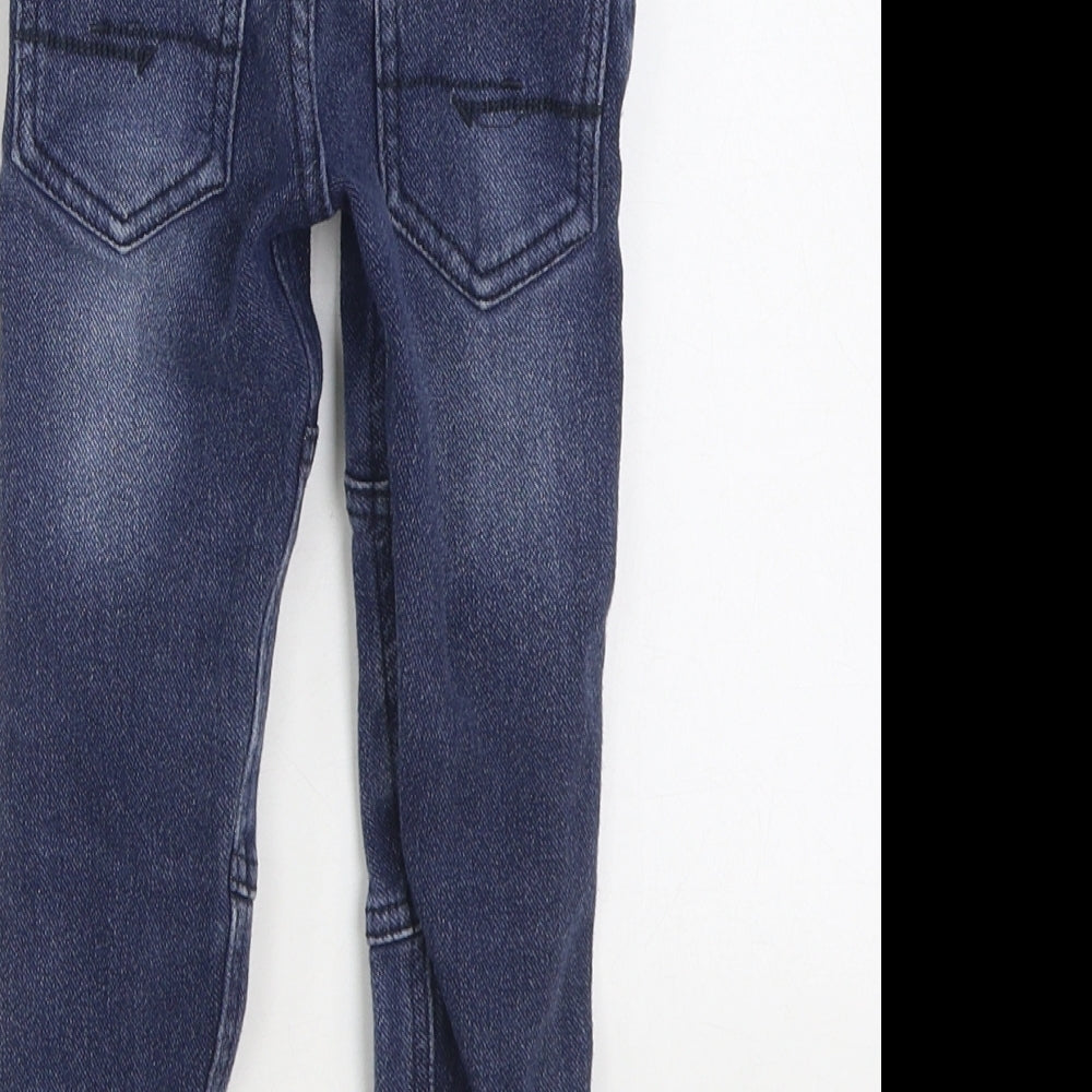 Lupilu Boys Blue Cotton Skinny Jeans Size 3-4 Years Regular Drawstring
