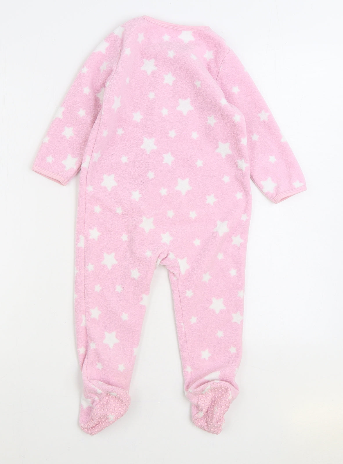 Tex Baby Girls Pink Geometric Polyester Top One Piece Size 2 Years Zip - Babygrow