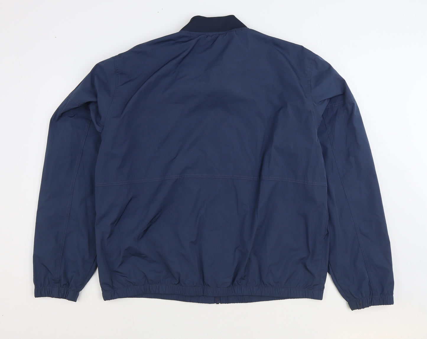Marks and Spencer Mens Blue Bomber Jacket Jacket Size 2XL Zip
