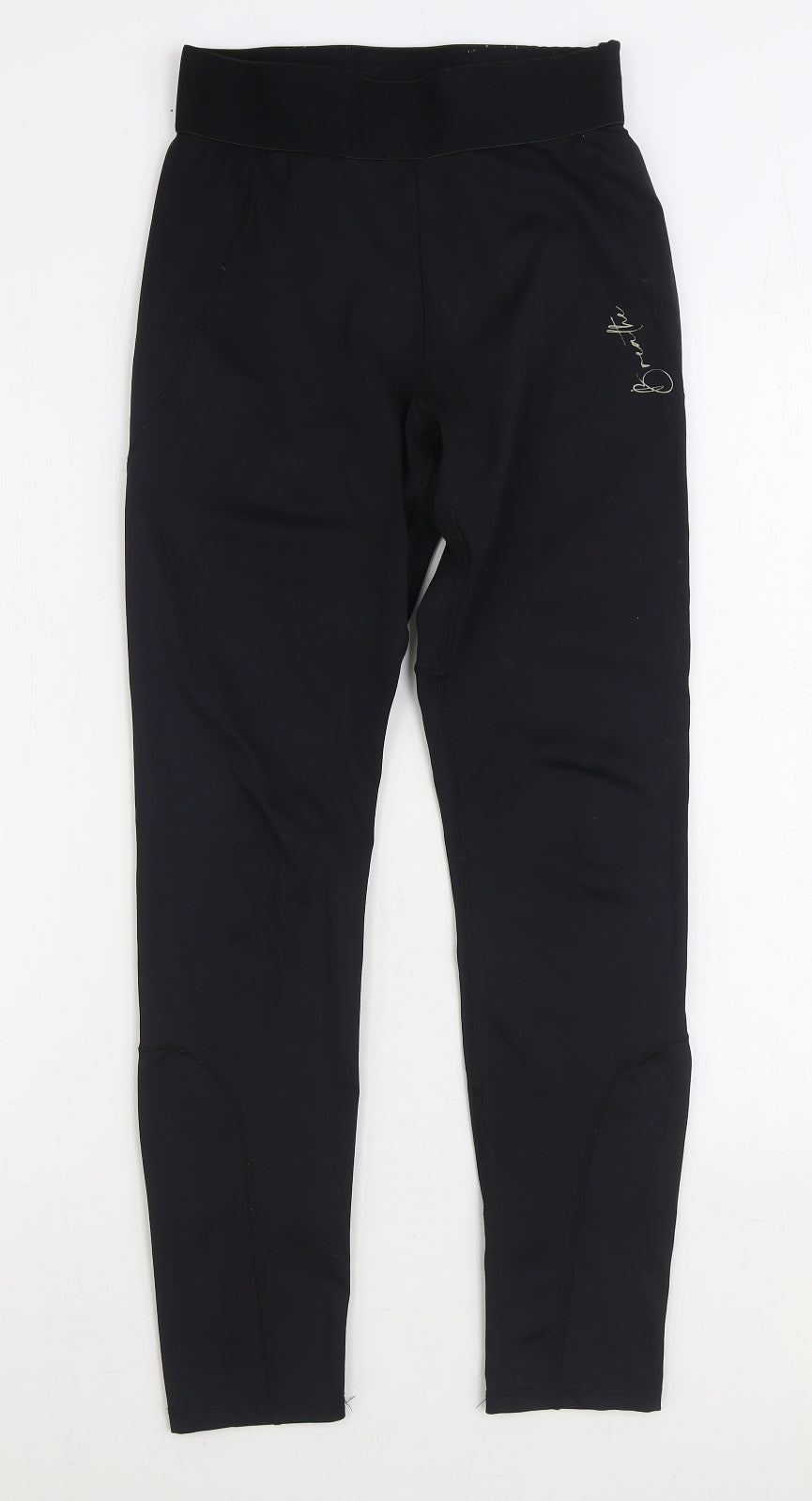 Primark Womens Black Polyester Jogger Leggings Size S L28 in