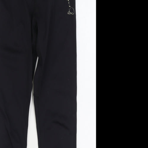 Primark Womens Black Polyester Jogger Leggings Size S L28 in