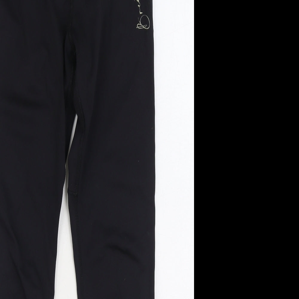 Primark Womens Black Polyester Jogger Leggings Size S L28 in