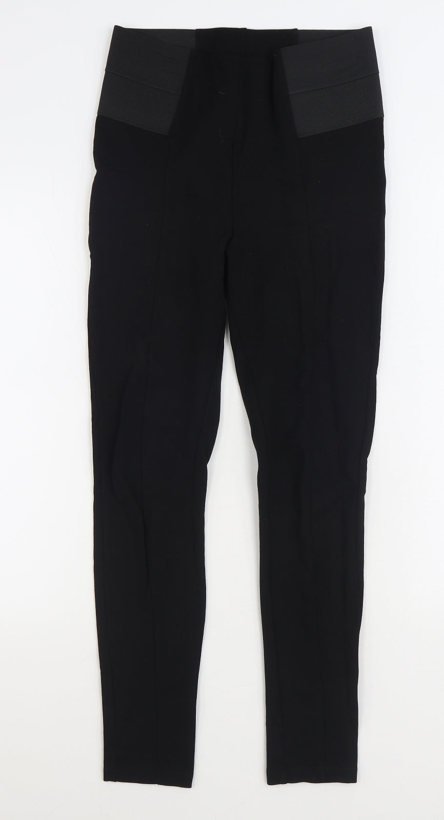 ESMARA Womens Black Polyester Jogger Leggings Size M L29 in