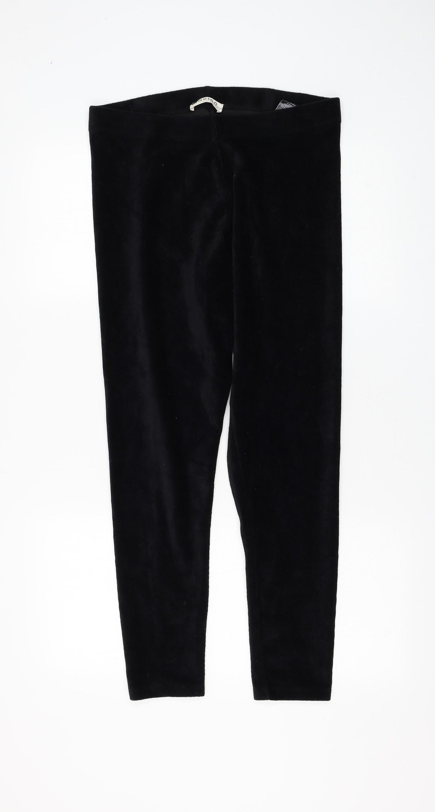 Marks and Spencer Womens Black Cotton Capri Leggings Size 18 L28 in