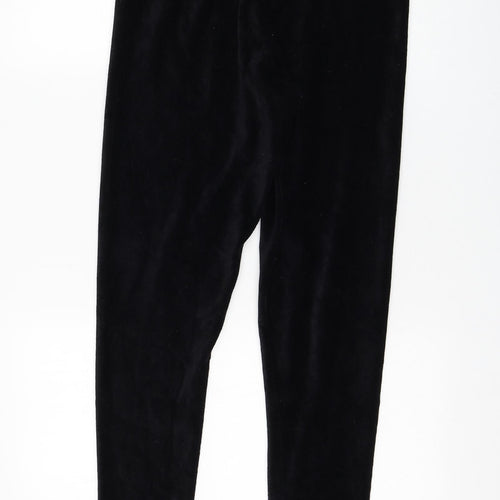 Marks and Spencer Womens Black Cotton Capri Leggings Size 18 L28 in