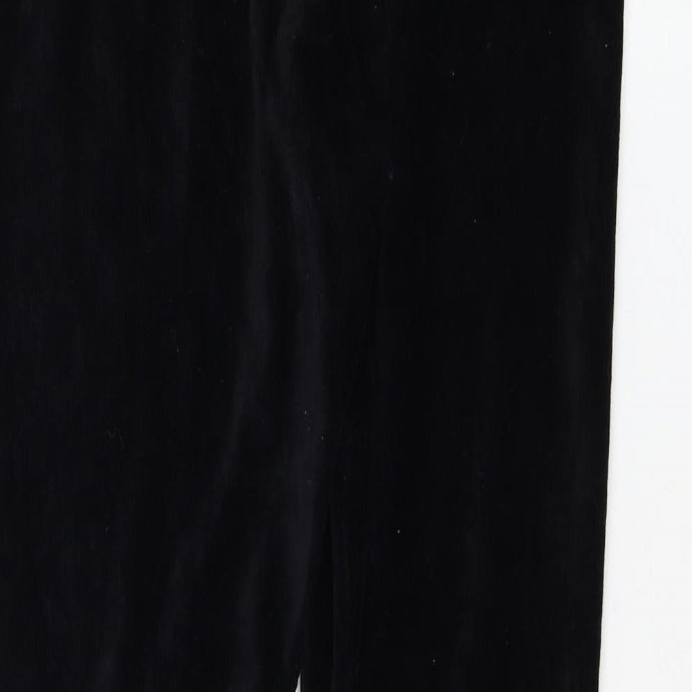 Marks and Spencer Womens Black Cotton Capri Leggings Size 18 L28 in