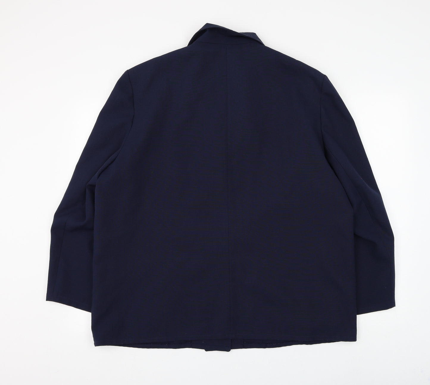 Top Lady Womens Blue Jacket Blazer Size 20 Button