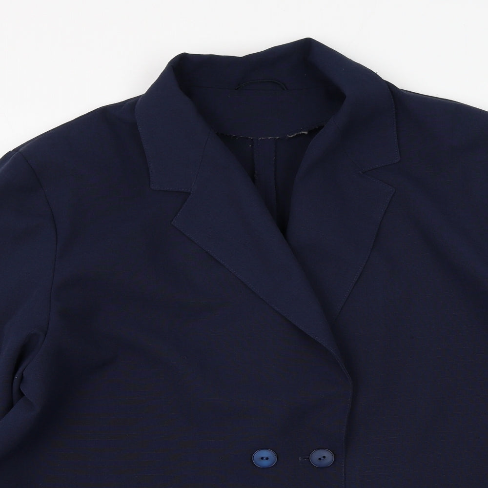 Top Lady Womens Blue Jacket Blazer Size 20 Button