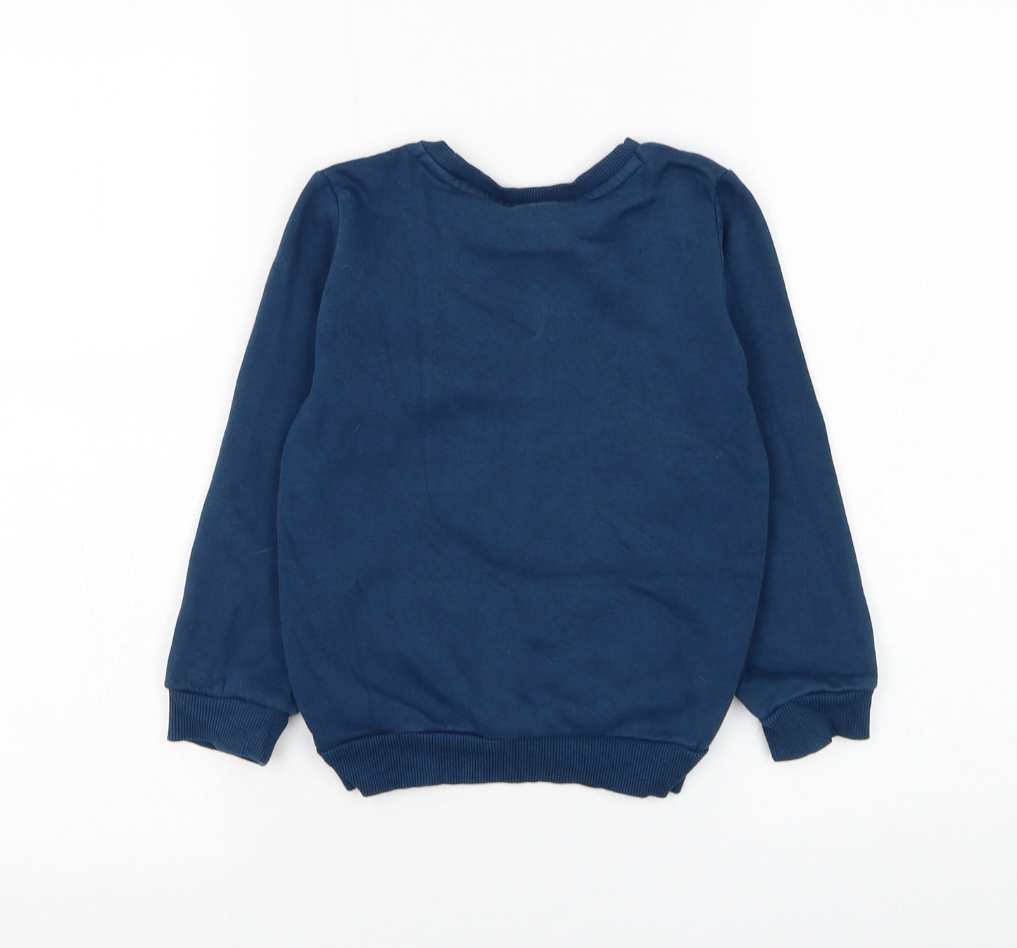 PUMA Boys Blue Polyester Pullover Sweatshirt Size 3-4 Years Pullover