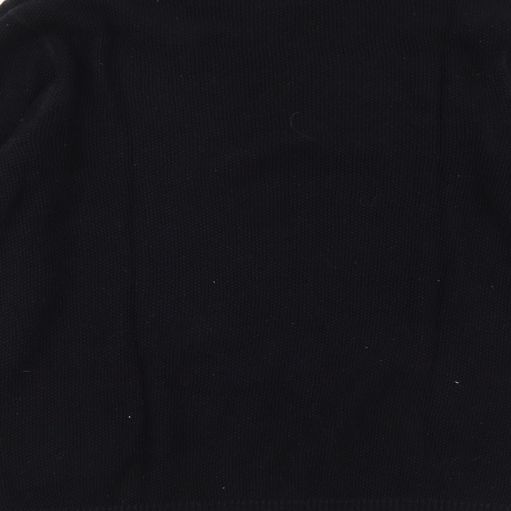 Primark Womens Black Round Neck Cotton Pullover Jumper Size XL