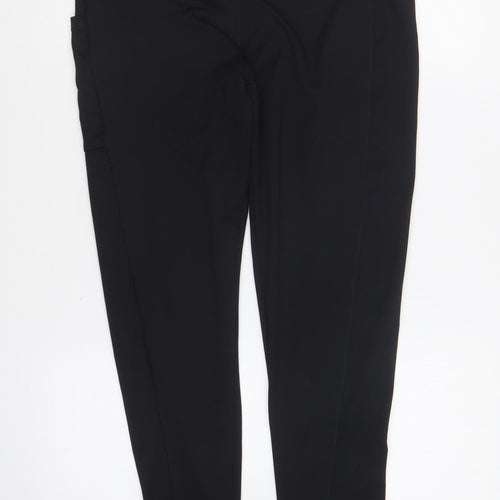 Crivit Womens Black Polyester Compression Leggings Size L L26 in Regular Pullover