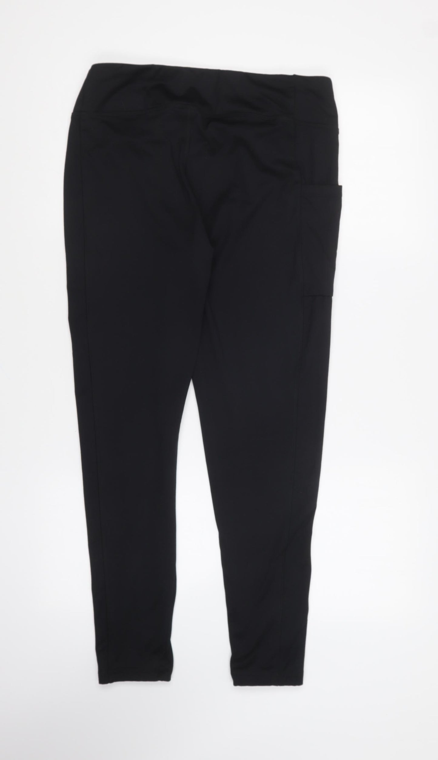 Crivit Womens Black Polyester Compression Leggings Size L L26 in Regular Pullover