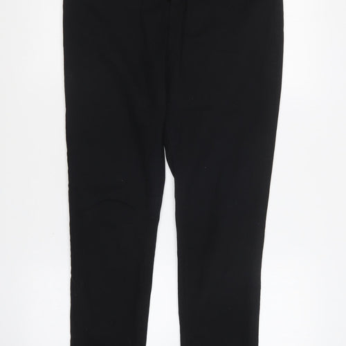 Denim & Co. Womens Black Polyester Skinny Jeans Size 10 L31 in Regular Button