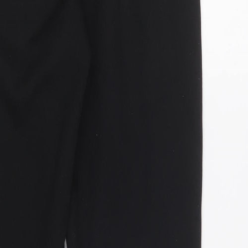 Crivit Womens Black Polyester Jogger Trousers Size S L27 in Regular Drawstring