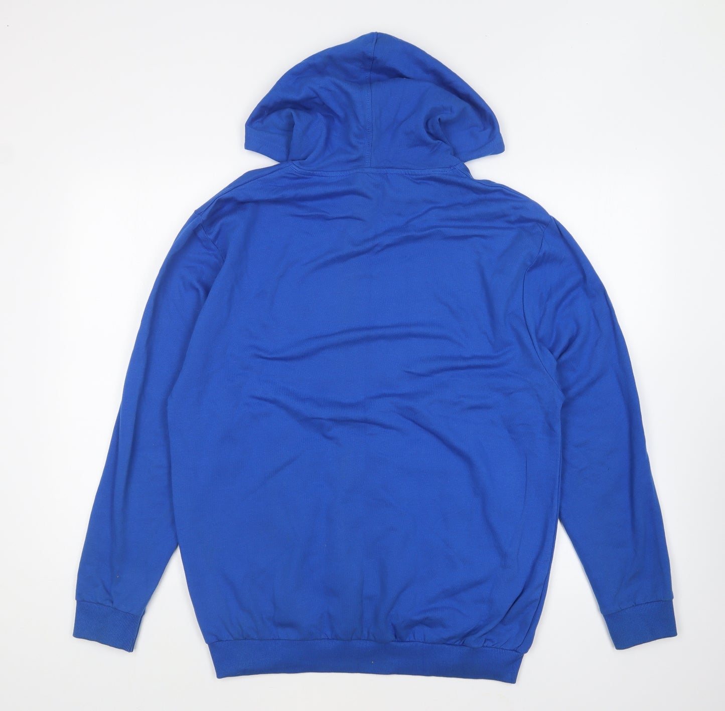 Vanilla Underground Mens Blue Cotton Pullover Hoodie Size M - Superman