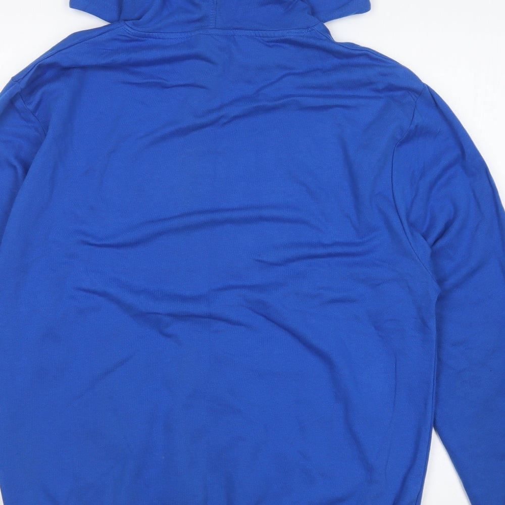 Vanilla Underground Mens Blue Cotton Pullover Hoodie Size M - Superman