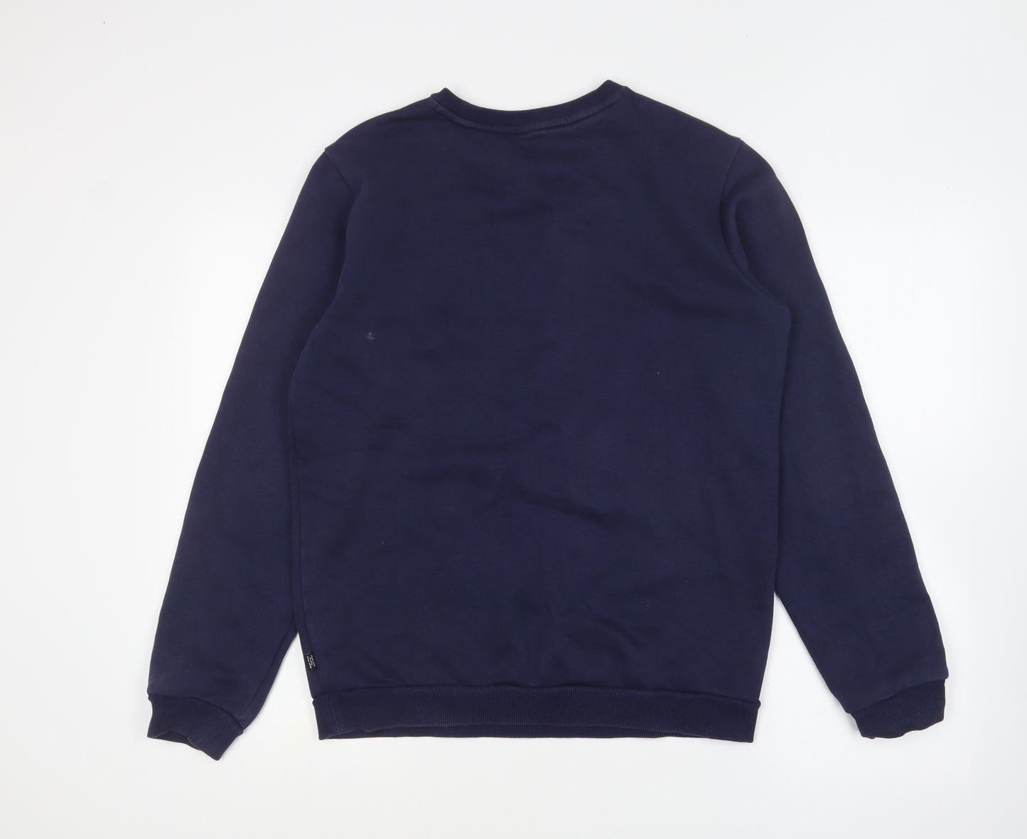 PUMA Womens Blue Cotton Pullover Sweatshirt Size 3XL Pullover