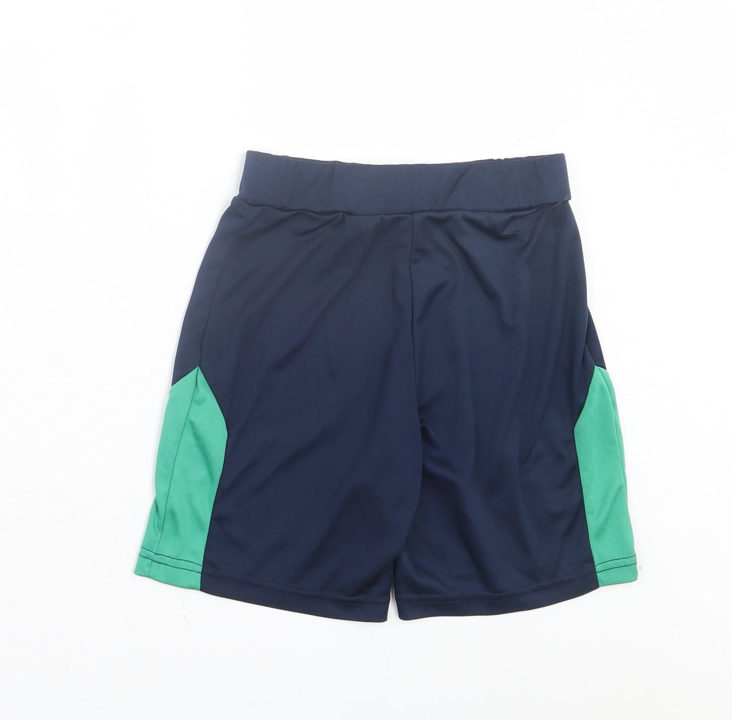 Dunnes Stores Boys Blue Polyester Sweat Shorts Size 9-10 Years Regular Drawstring - Ireland