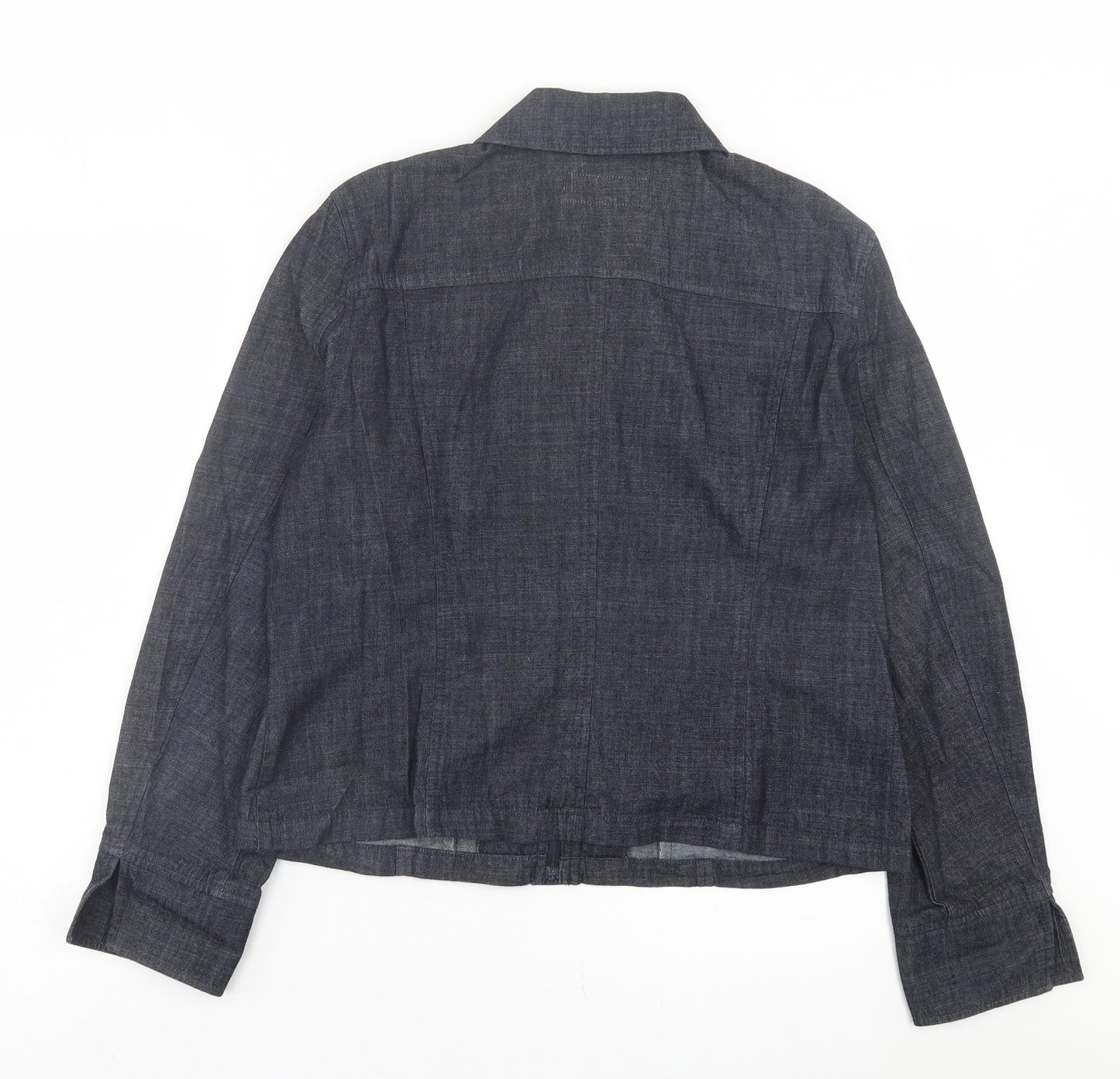 NEXT Womens Blue Jacket Size 18 Zip