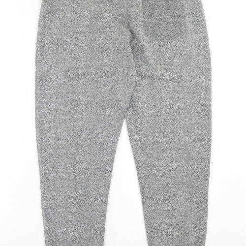 F&F Mens Grey Cotton Jogger Trousers Size M L29 in Slim Snap