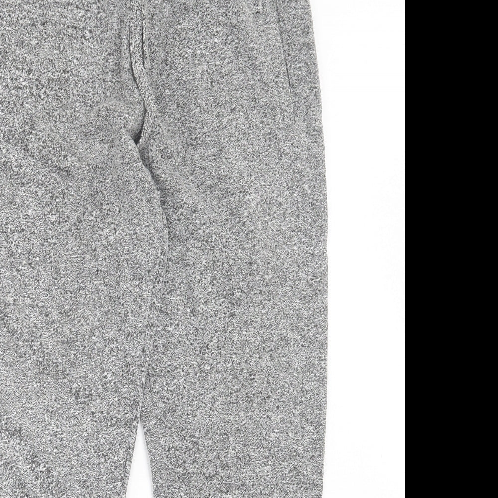 F&F Mens Grey Cotton Jogger Trousers Size M L29 in Slim Snap