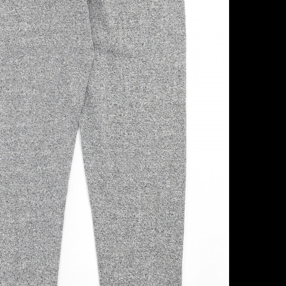 F&F Mens Grey Cotton Jogger Trousers Size M L29 in Slim Snap