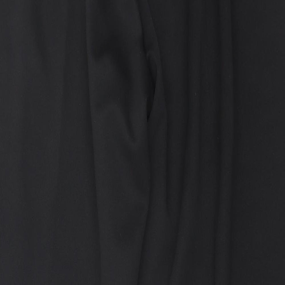 Bonmarch Womens Black Polyester Trousers Size 22 L30 in Regular