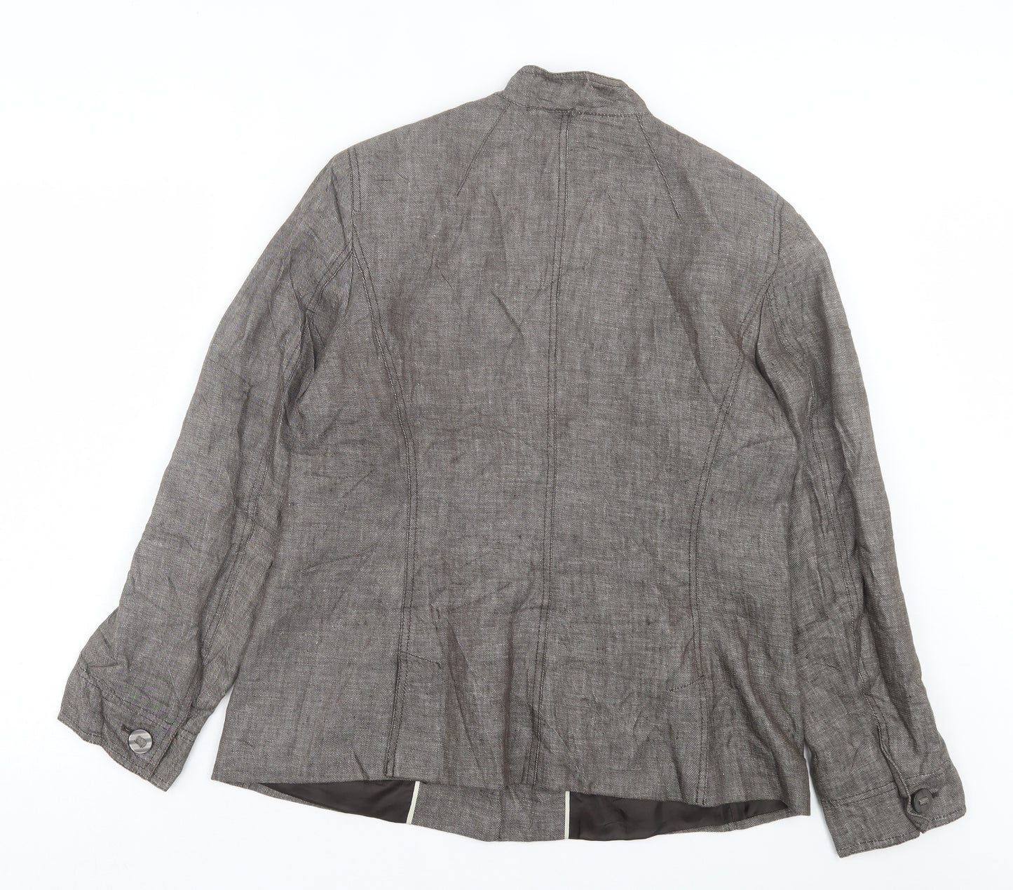 NEXT Womens Brown Jacket Size 6 Button