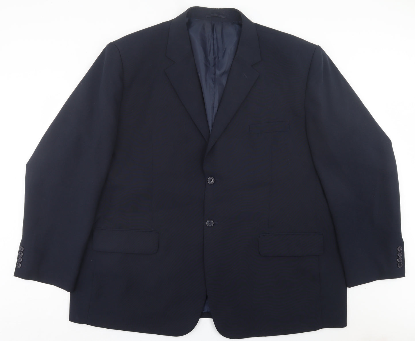 Premier Man Mens Blue Polyacrylate Fibre Jacket Suit Jacket Size 56
