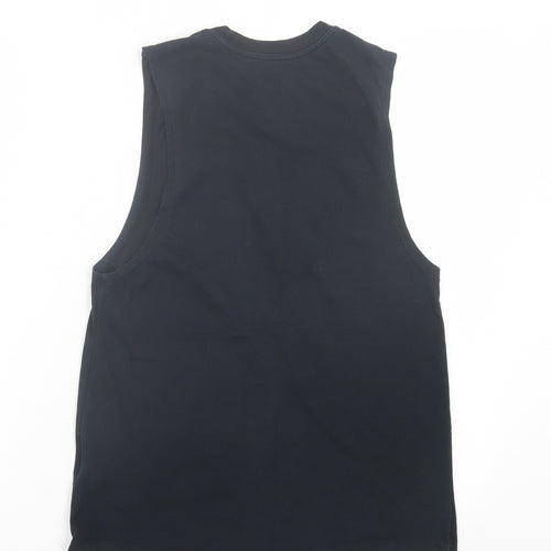 Nike Mens Black Cotton Basic Tank Size XS Crew Neck Pullover