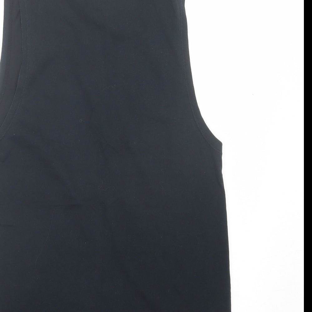 Nike Mens Black Cotton Basic Tank Size XS Crew Neck Pullover