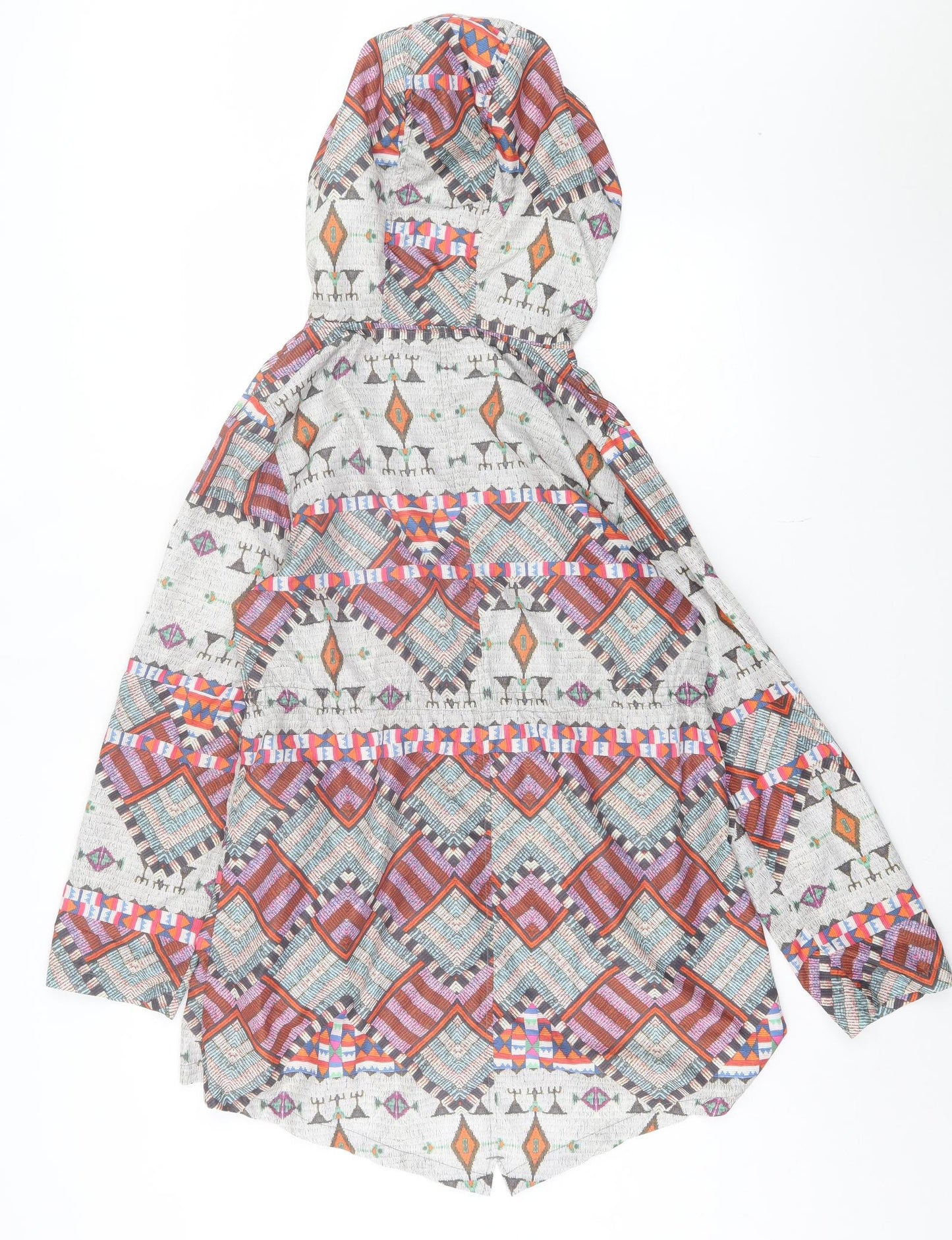 Atmosphere Womens Multicoloured Geometric Jacket Size S Zip