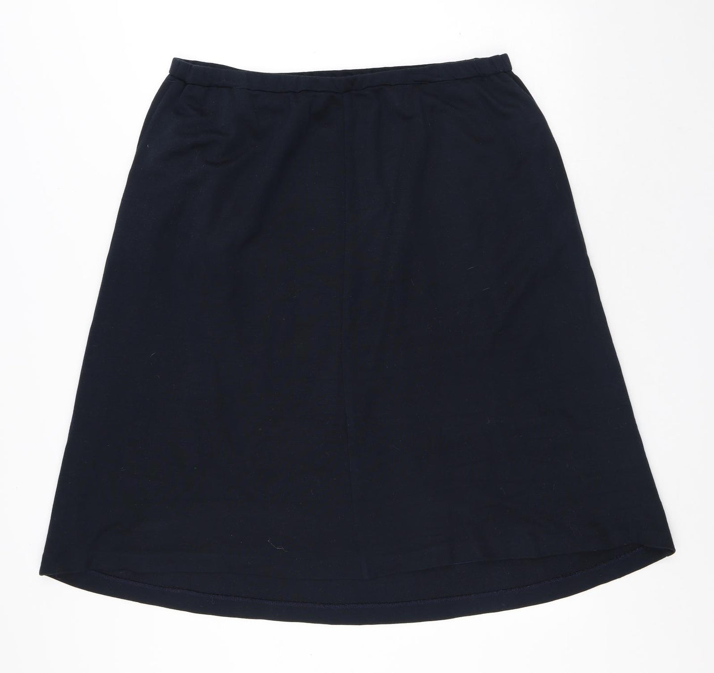 Carr Westley Womens Blue Acrylic A-Line Skirt Size 24