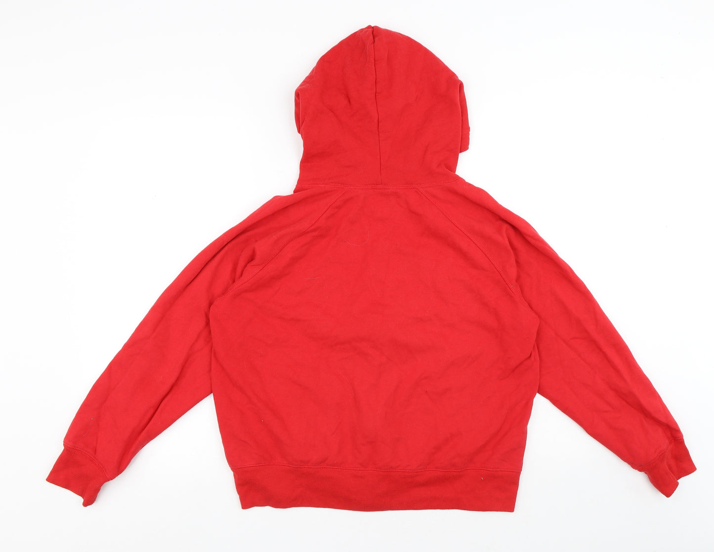 Gap Mens Red Cotton Full Zip Hoodie Size L