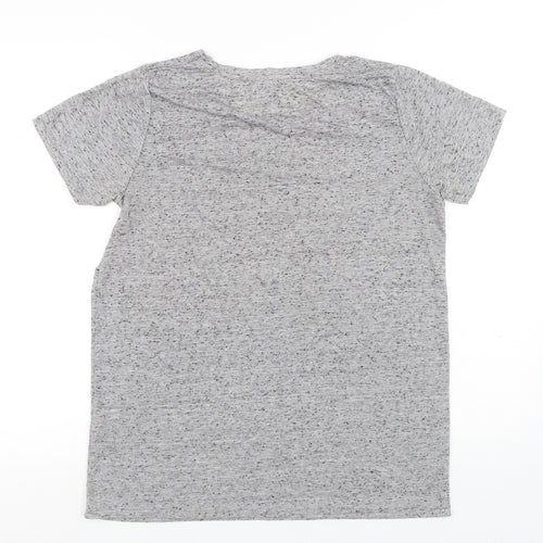 Atmosphere Womens Grey Polyester Basic T-Shirt Size 12 Round Neck - Los Angeles