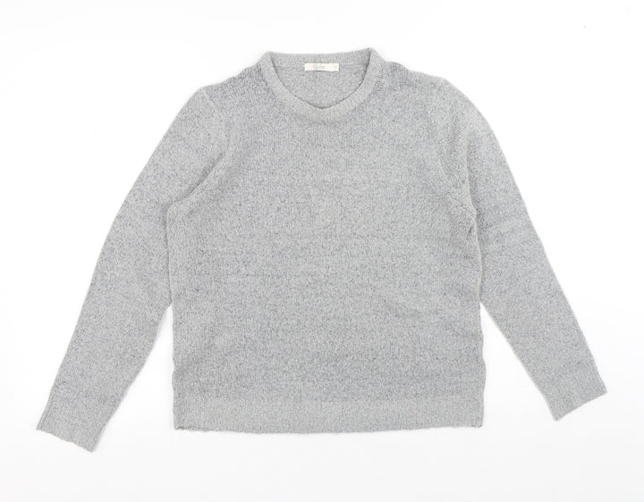 Onfire Womens Grey Round Neck Acrylic Pullover Jumper Size 14