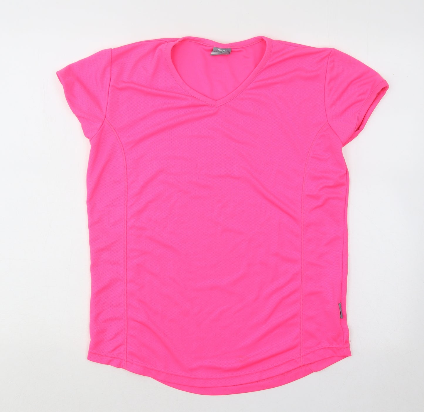Trespass Womens Pink Polyester Basic Tank Size L V-Neck Pullover
