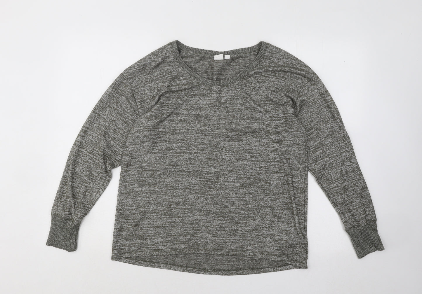 Gap Womens Green Scoop Neck Polyester Pullover Jumper Size M