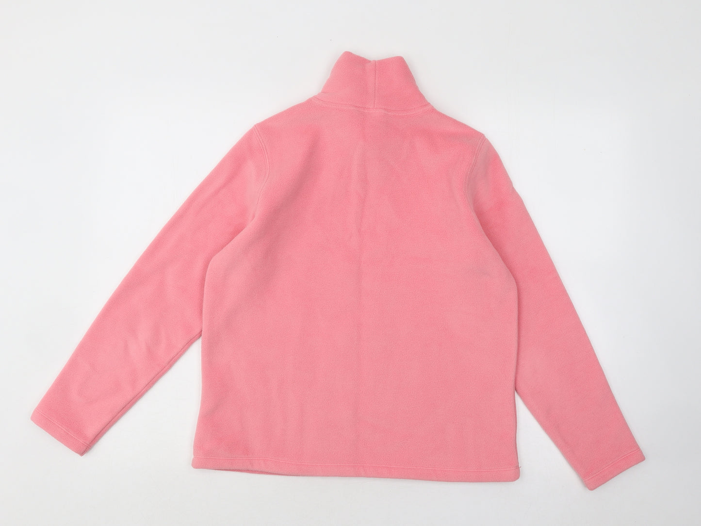 Lands' End Womens Pink Polyester Pullover Sweatshirt Size S Pullover