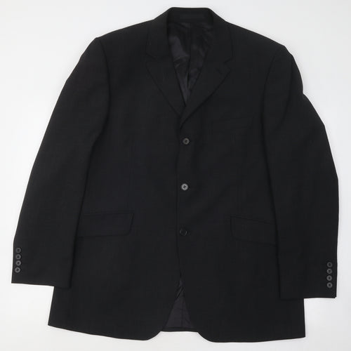 Urban Resistance Mens Black Polyester Jacket Suit Jacket Size 44