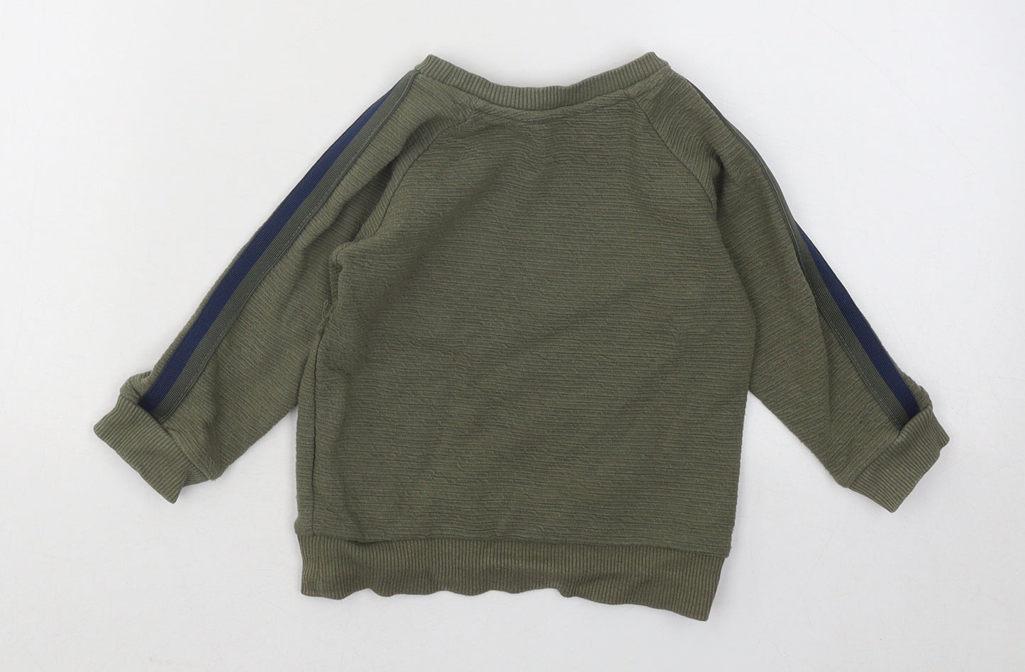 Primark Boys Green Cotton Pullover Jumper Size 12-18 Months Pullover - Born Rad