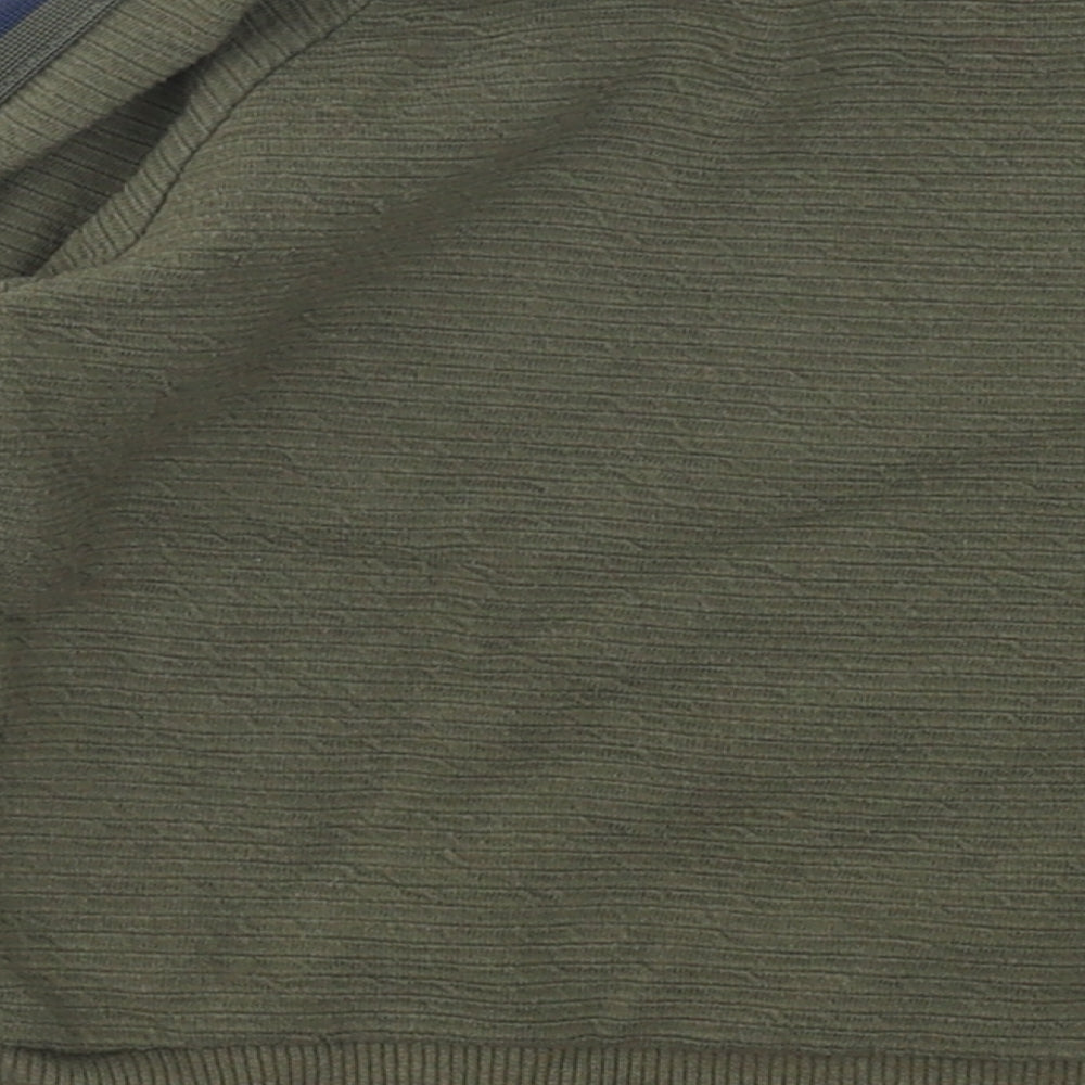 Primark Boys Green Cotton Pullover Jumper Size 12-18 Months Pullover - Born Rad