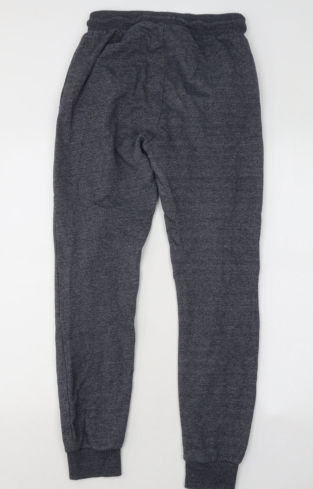 George Mens Blue Cotton Jogger Trousers Size S L29 in Regular Drawstring