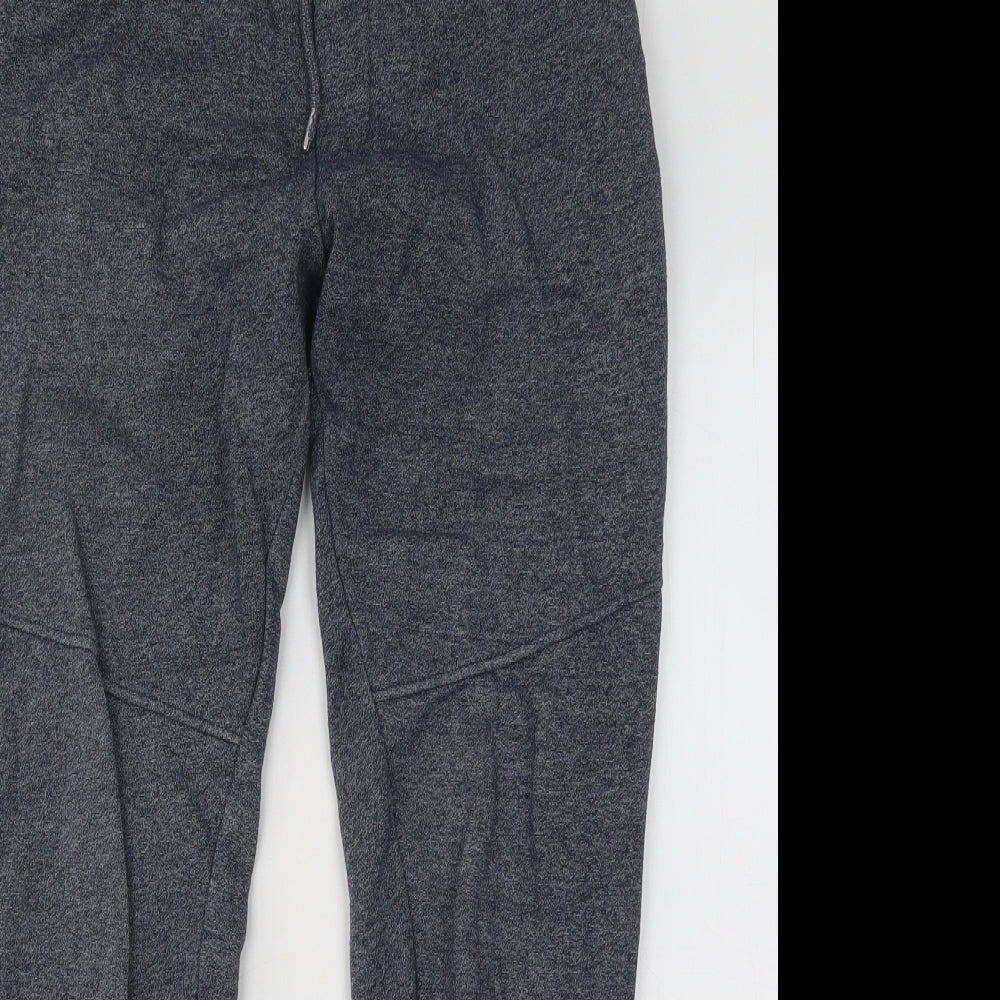 George Mens Blue Cotton Jogger Trousers Size S L29 in Regular Drawstring