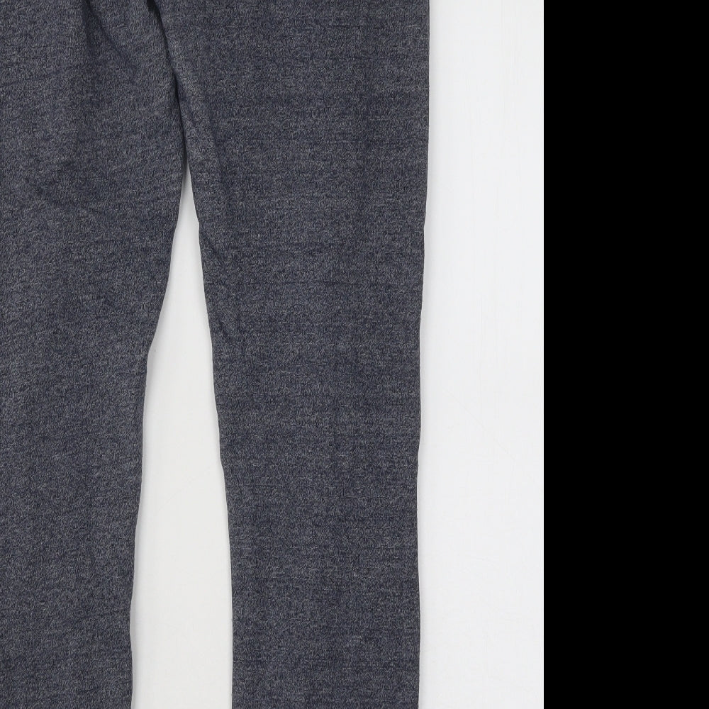 George Mens Blue Cotton Jogger Trousers Size S L29 in Regular Drawstring