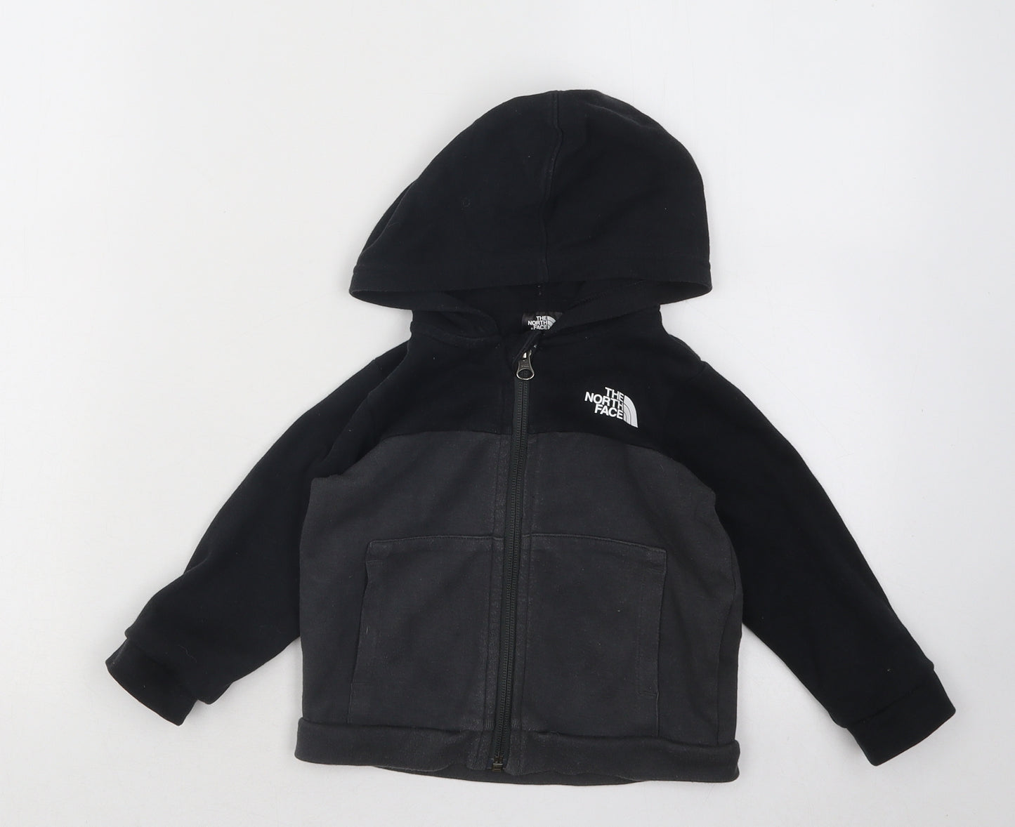 The North Face Boys Grey Jacket Size 12-18 Months Zip